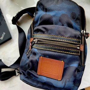 Coach Sling Bag - Blue Camo (rare)